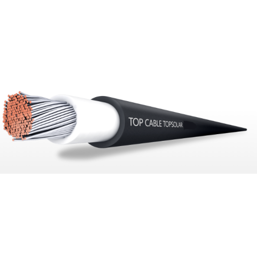 Cable Solar 6mm TOPSOLAR ZZ-F Negro