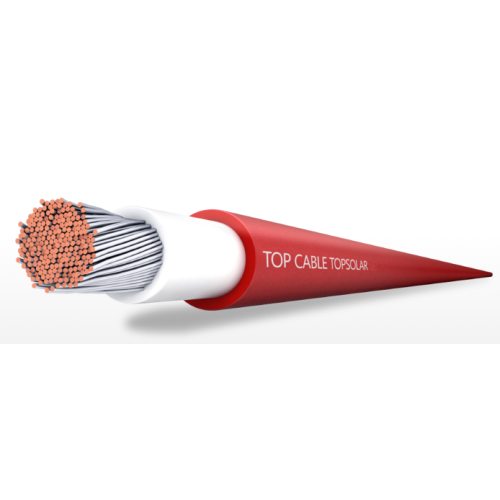 Cable Solar 6mm TOPSOLAR ZZ-F Rojo